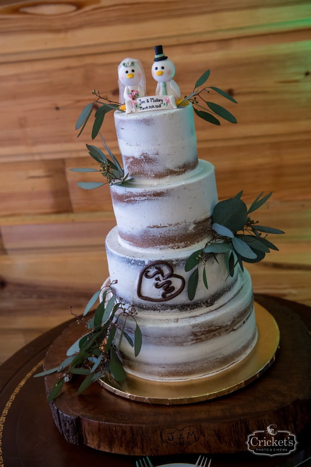 Orlando Club Lake Plantation Naked Wedding Cake Orlando Club Lake Plantation Naked Wedding Cake